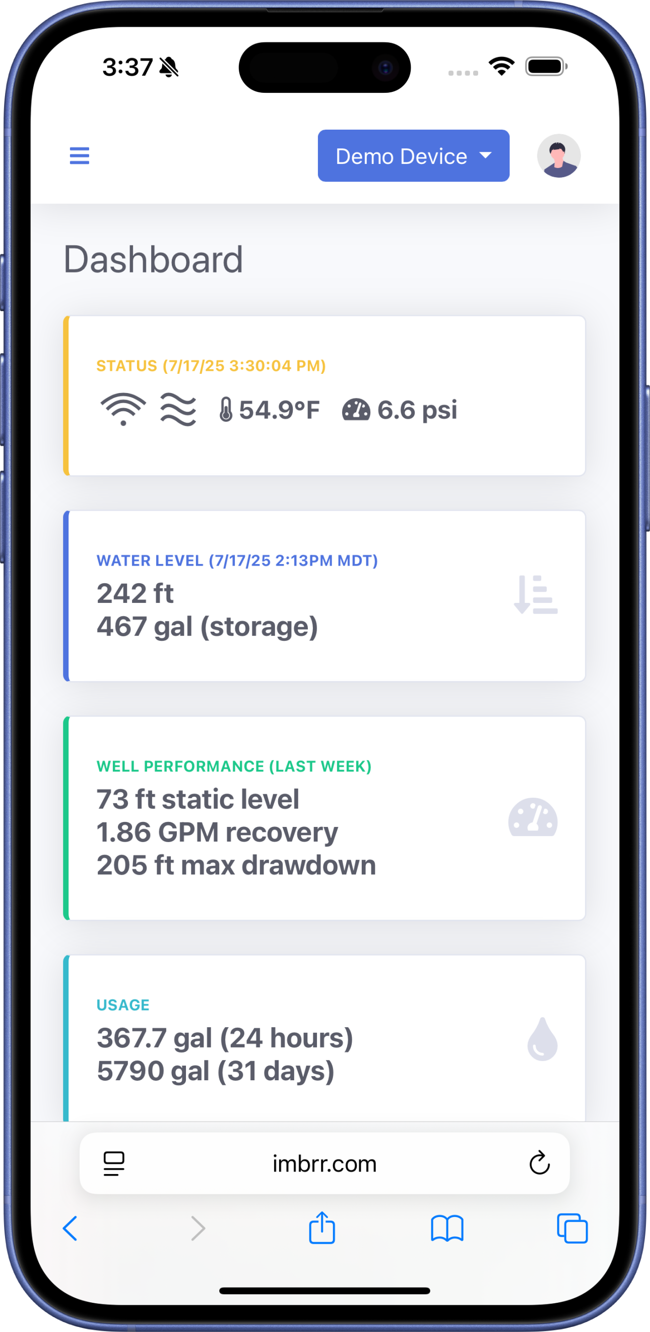 Phone viewing dashboard #1
